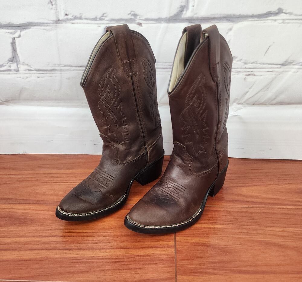 Old west kids cowboy boots size 10.5D